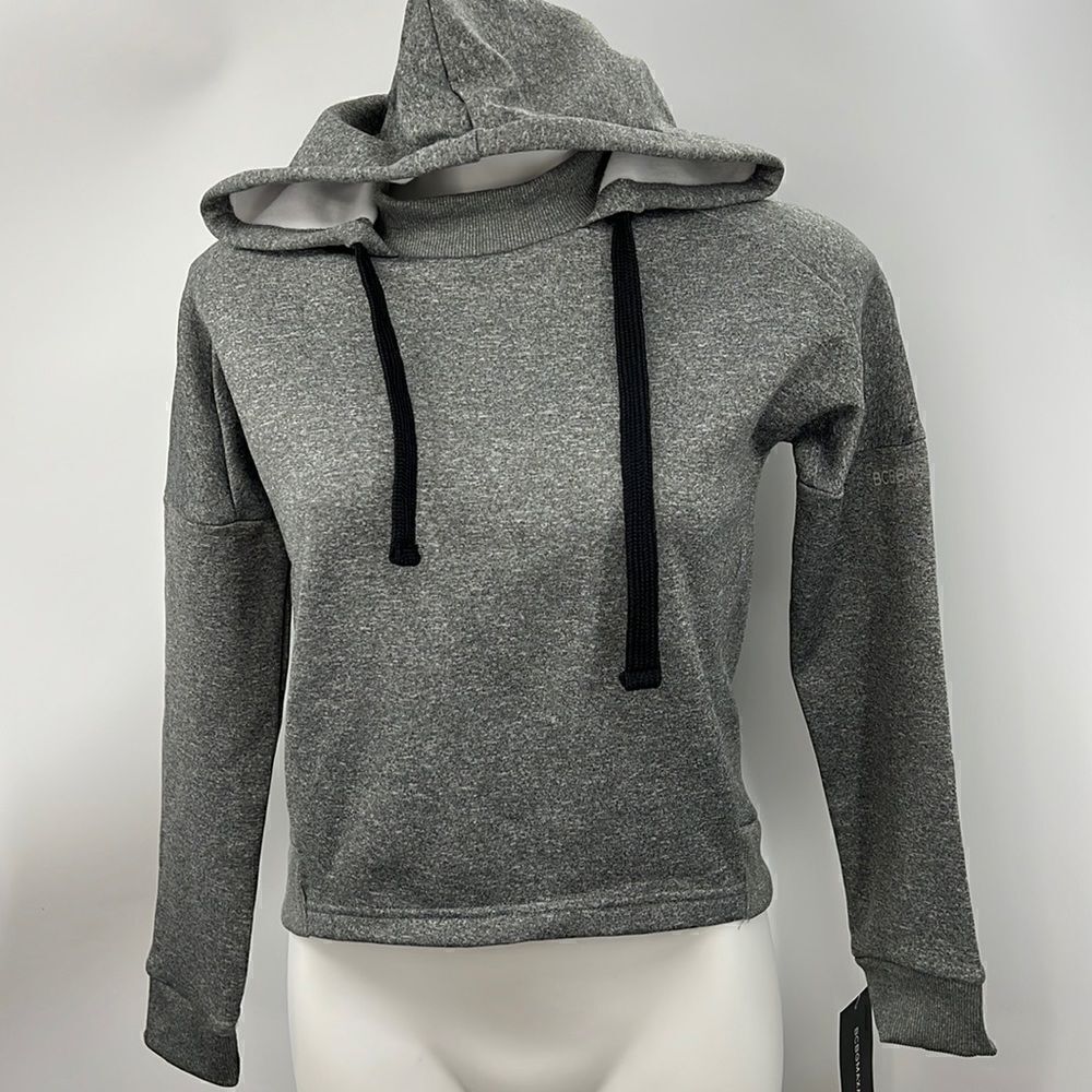 BCBGMAXAZRIA heather gray long sleeve hoodie